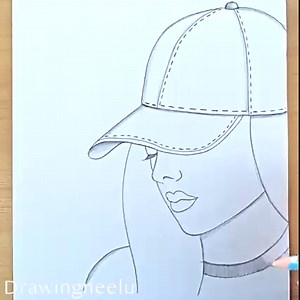 864K views · 19K reactions | #DrawingGirl #Pencildrawing #Easydrawing | Drawingneelu | Facebook