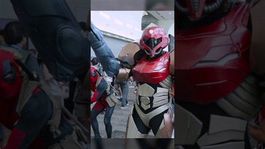 Deadpool throws down against the legendary bounty hunter Samus
