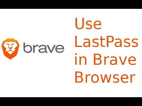 Enable LastPass in Brave Browser