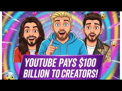 YouTube Pay 100 Billion Dollars to Creators in Past 4 Years | YouTube Earnings Explained”