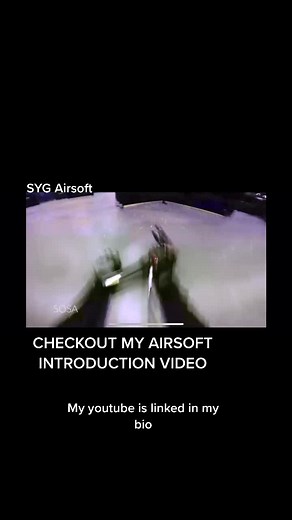 Go checkout my YouTube channel @crazyfishstudios and watch my introduction to airsoft videos #airsoft #xyzbca #foryou #funny