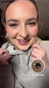 MYEYEBB COLORED CONTACT LENSES on Instagram: "👓My style gets an effortless upgrade with trendsetting colored contact lenses. ✨Wherever I go, my eyes steal the spotlight, radiating my unique brand of confidence and sophistication.🥰 🎉ANY 10 For $99 #myeyebbofficial #coloredcontacts #myeyebblenses #coloredlenses #circlelenses #eyemakeups #browneyes #bluelenses #brownlenses #aesthetics #blueeyes 🛒Shop Now!😍"