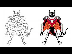 How To Draw Jetray And Diamondhead omnikix