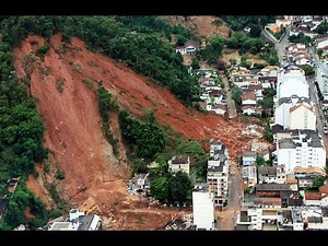 Types of landslides, debris flow, rockfall, rotational slide, creep, lateral slide,