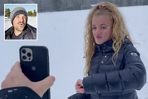 Peter Andre horrified as daughter Princess, 13, dances to X-rated song on TikTok yelling 'WHAT did that say?'