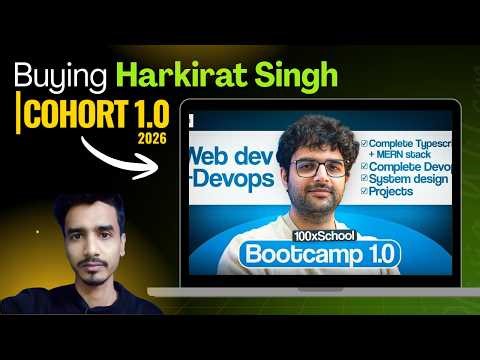 Buying Harkirat Singh’s Web Dev Bootcamp 1.0 | Is Worth It?