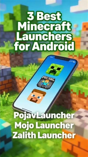 3 best minecraft launcher #minecraftjava #launcher #pojavalauncher #pojavalauncher