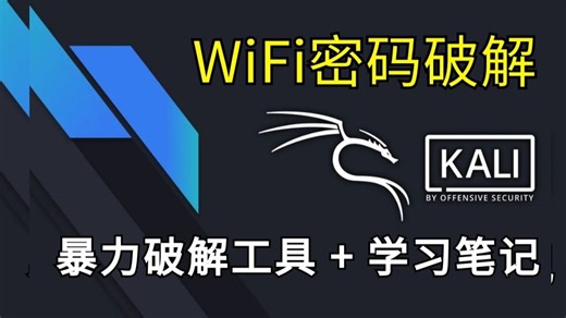 【10秒演示破解WIFI】Kali 系统最新安装教程！及实战演示10秒撬开 WiFi 密码！（网络安全渗透测试kali linuxweb安全）