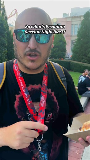 5.1K views · 35 reactions | Premium Scream Night is completely worth it for any Halloween Horror Nights fan! Food and non alcoholic drinks included, staggered entry into houses, low capacity, little to no wait times. It’s everything you could hope for a horror nights, all packed into one night!! #halloweenhorrornights #universalstudios #universal #halloween #hhn #orlando #florida #premiumscreamnight | Marvelous Mouse Travels | Facebook