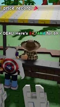 HOW MUCH WILL I EARN BY SELLING MY ENTIRE INVENTORY... Grow a Garden 2 Roblox #shorts #roblox #tr...