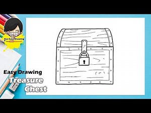 Easy Treasure Chest Drawing