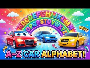 “A–Z Car Alphabet Song 🚗✨ Audi to Zen | Kids Learning with Super Cars | ABC Car Song 2025”