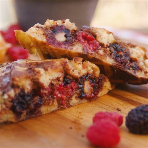 1.1K views · 171 reactions | Cherry pies and choco waffles - say that five times fast! Find these two delicious dessert recipes on our blog: bit.ly/koa-pie-iron-recipes | Kampgrounds of America, Inc. | Facebook