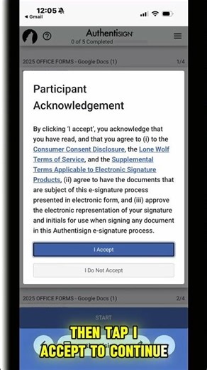 Guía para firmar documentos electrónicos con AuthentiSign! Homes on Demand Realty