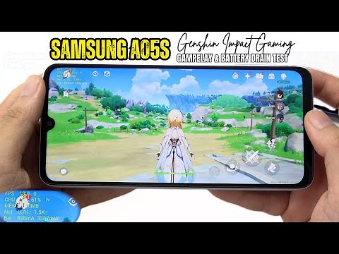 Samsung Galaxy A05s Genshin Impact Gaming test | Snapdragon 680