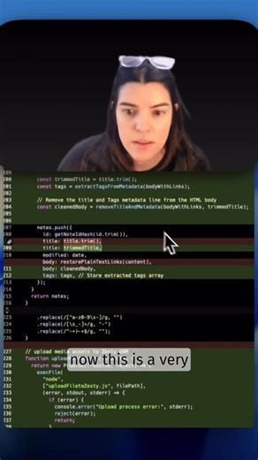 Gisele Blair on Instagram: "This is a phone-a-friend question to all javascript pros: which way to call a trimmed string is cleaner? To const, or not to const 🤔 I hate having unnecessary extra lines so I’m always meticulously reviewing all AI generated code but this one threw me for a loop. Help me find the right answer using the poll below ⤵️"