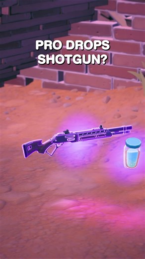 Fortnite Pro Drops His Shotgun???