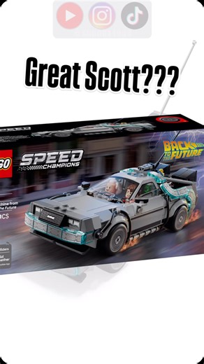 SCDude1999 on Instagram: "We’re getting the Back to the Future Time Machine as a LEGO Speed Champions set, and it is almost perfect except for a few things. This will release on January 1st, 2026 for $27.99. Do you plan on getting this set? Be sure to follow me for more LEGO content! #lego #legospeedchampions #minifigs #minifigures #legocollection #legocollector #afol #legocommunity #legohobby #backtothefuture #deloreantimemachine"