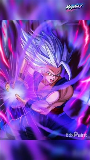 Drawing Beast Gohan (ibispaint) #fanart #dragonball #gohanbeast #drawing #digitalart