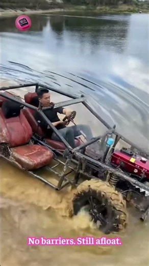 DIY Amphibious Vehicle Has NO Water Barriers — And It Still Works