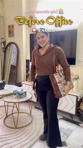 Before Office Routine ☀️ | #shorts #minivlog #office #morningroutine #corporate