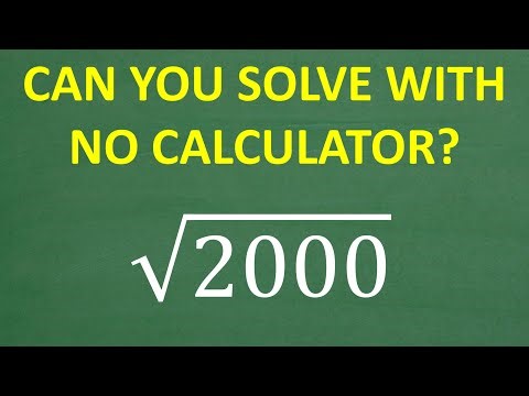 SQUARE ROOT (2000) – How to Estimate Without A Calculator