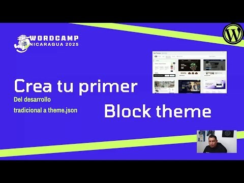 Crea tu primer block theme, del desarrollo tradicional a theme.json