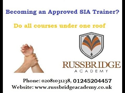 How to become a SIA Trainer? Quick brief from one of our SIA Instructors.