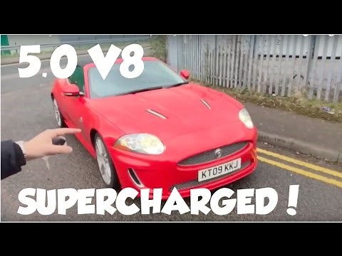 MONSTER!! Jaguar XKR [5 LITRE] 2009 review video! Supercharged With exhaust sound