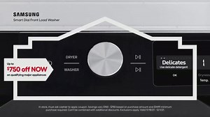 Lowe's TV Spot, 'Make More Holiday: Black Friday: Samsung Smart Dial Front Load Washer'