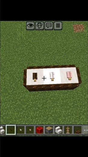 how to make ice cream in Minecraft#minecraft #gaming #viral