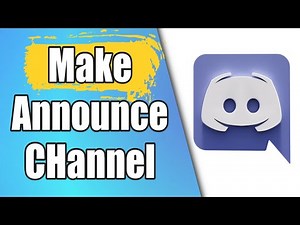 How To Make Announcement Channel In Discord