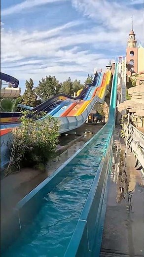 Screamer Water Slide at Aquafantasy Water Park in Kusadasi #waterparkhyderabad #waterslide