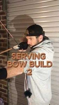 Serving Bow Build 2| Re-serving Bow| Homemade Archery #archery #archerylifestyle #bowandarrow #bow