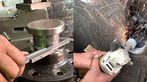 Skilled Workers Repair Fifth Wheel Coupling Assembly