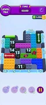 Color Block Jam Level 764 Walkthrough Solution