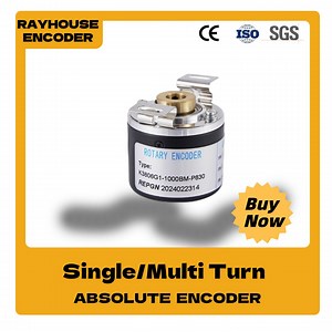 [Hot Item] 50mm Modbus-RTU Absolute Rotary Encoder 5V 8-30V 4096PPR 8192PPR for Motor and Textile Applications