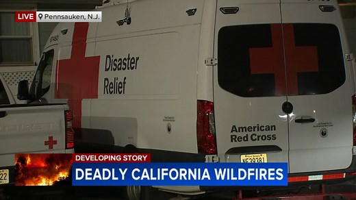 NJ Red Cross workers head to disaster zone to support relief efforts amid deadly CA wildfires