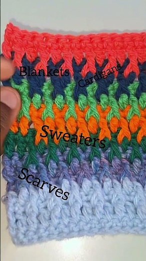 Learn the Beautiful Alpine Stitch! #CrochetTutorial