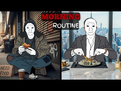 Rich vs Poor Morning Routine