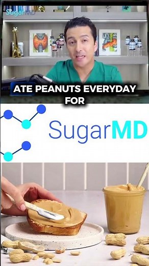 Peanuts = steady energy 🥜 Low GI, fewer sugar spikes, better control.