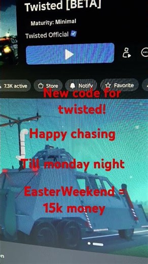 #roblox #twisted twisted codes