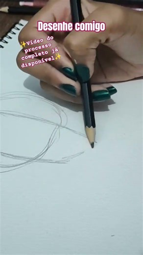 Vídeo novo no canal ! 🩷😚 #arte #desenho #sketchbook #viral #aesthetic #comodesenhar
