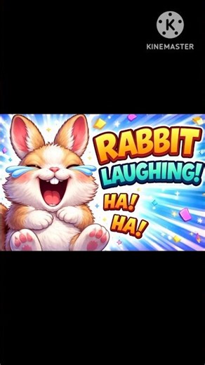 Laughing Rabbit = Instant Mood Boost #FunnyRabbit