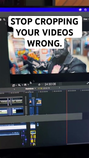 STOP CROPPING YOUR SHORTS WRONG | FINAL CUT PRO X VERTICAL VIDEO TIP #videoedits #shorts