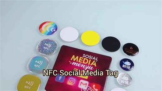 Custom Nfc 213/215/216 Epoxy Stickers Tag Outdoor Use Waterproof NTAG424 Nfc Bubble Label Connected Nfc Sticker Badges