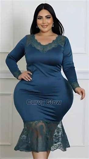 Plus Size Soft Lace Edge Slip Dress Style