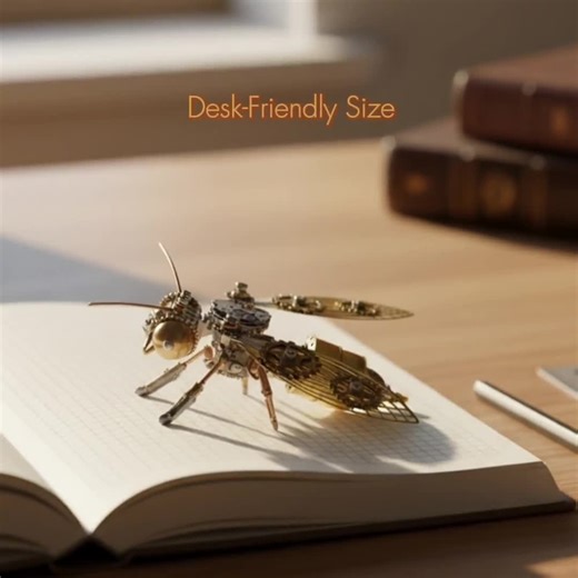 DIY Steampunk Brass Bee Model Kit: 3D Metal Puzzle - Etsy