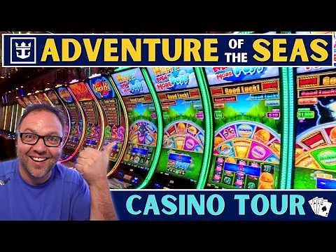 Royal Caribbean Adventure of the Seas Casino Royale Tour (Full Walkthrough!)