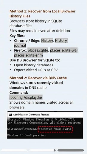 How to Recover Deleted Browser History on a Laptop #browser #recovery